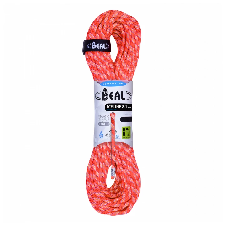 Beal - Ice Line Golden Dry 8,1 Mm - Corde à Double 3 Beal - Ice Line Golden Dry 8,1 Mm - Corde à Double