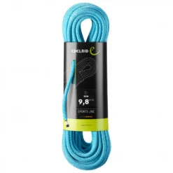 Edelrid - Boa 9,8 Mm - Corde à Simple -Escalade Matériel Magasin edelrid boa 98 mm corde a simple 2