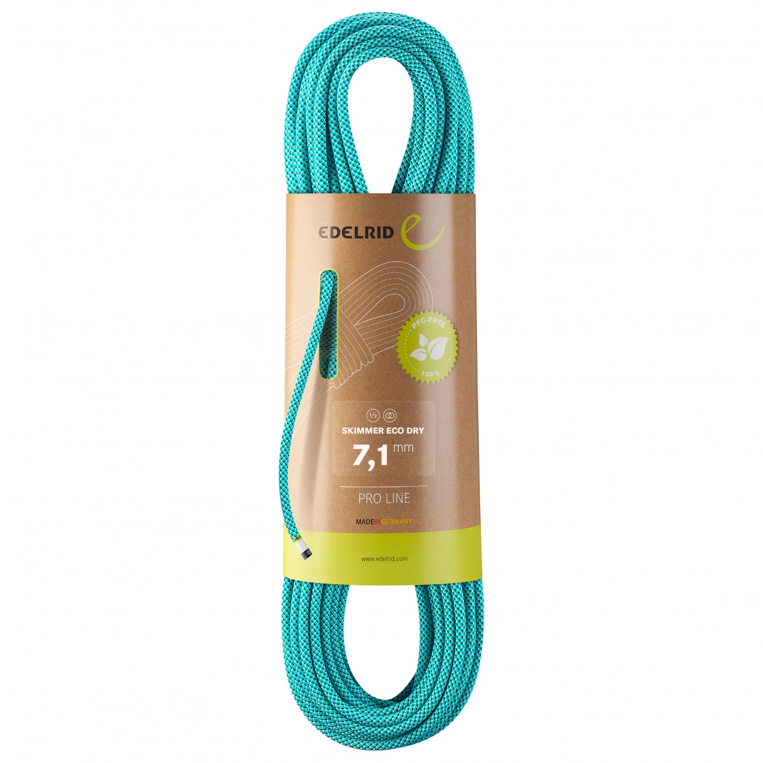 Edelrid - Skimmer Eco Dry 7,1 - Corde à Double 5 Edelrid - Skimmer Eco Dry 7,1 - Corde à Double – Image 3