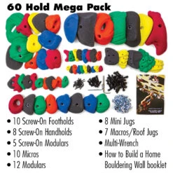 Metolius - Mega Pack 60 - Prises D'escalade