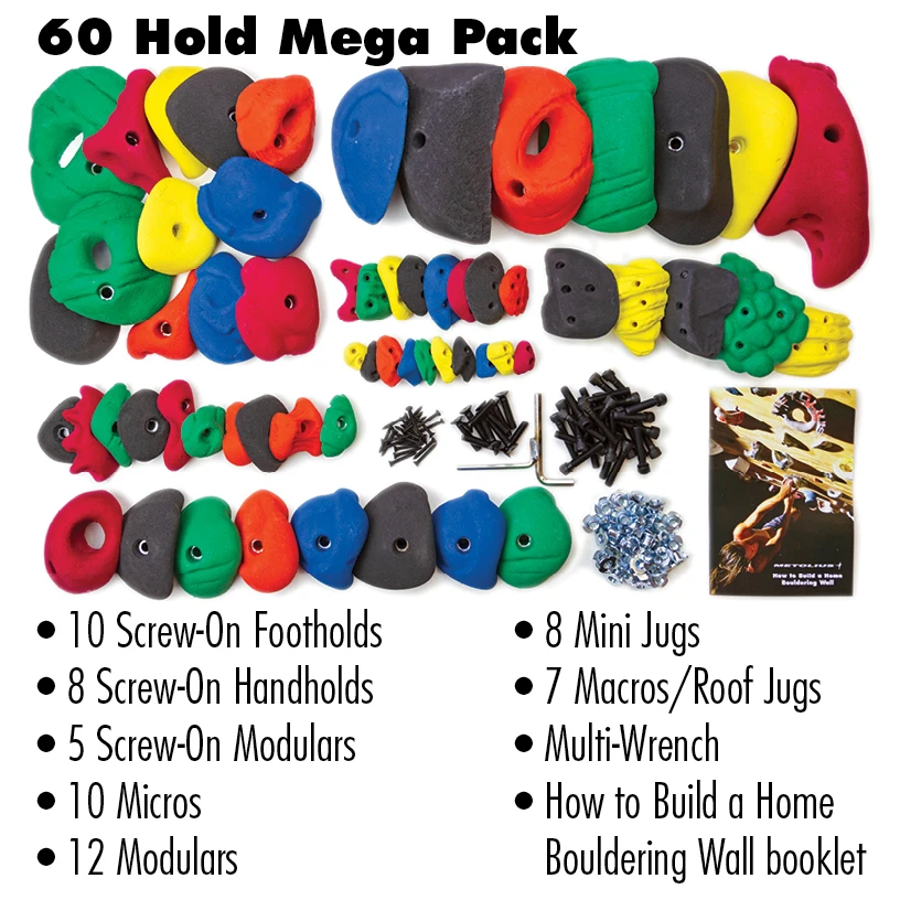 Metolius - Mega Pack 60 - Prises D'escalade 3 Metolius - Mega Pack 60 - Prises D'escalade